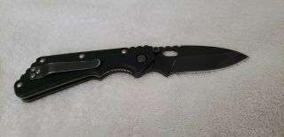 BUCK 889 STRIDER LOGO BLACK 420HC BLADE & HANDLE TACTICAL FOLDING POCKET KNIFE 2