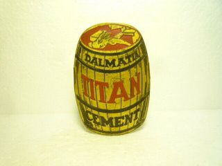 Great Antique Paper Clip Dalmatia Titan Cement Extremely Rare