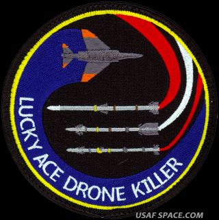 Usaf 83rd Fighter Weapons Sq - Lucky Ace Drone Killer - Air Force Patch