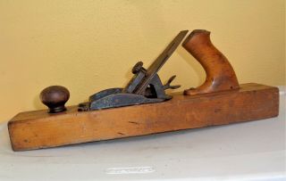 Antique Vintage Stanley Nº127 Woodworking Liberty Bell Plane Old Carpentry Tool