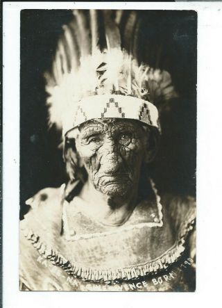 Cass Lake? Mn Minnesota Rppc Postcard Chippewa Indian John Smith