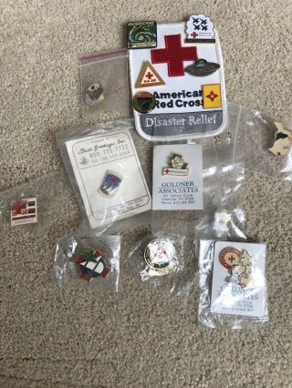 Red Cross Disaster Pins
