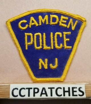 Camden,  Jersey Police (small) Shoulder Patch Nj