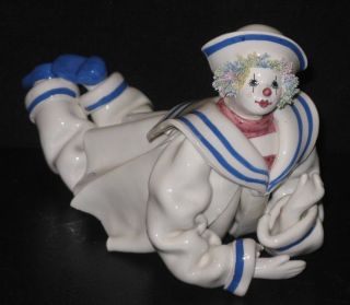 Sailor Porcelain Clown Figurine Made In Italy For Gump 