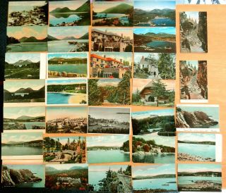 33 Postcards All From Seal Harbor Mount Desert Island Maine Me