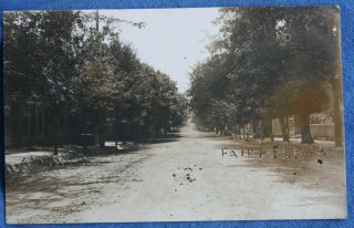 Postmarked 1908 Main Street,  Fairfield Pa Real Photo Postcard,  Adams County