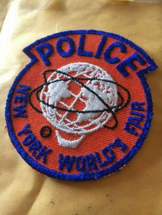 1964 - 1965 York Worlds Fair Police Patch Pinkerton