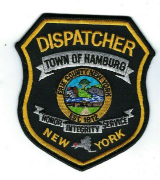 Hamburg (erie County) Ny York Dispatcher Fire Police Ems Patch -