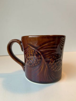 Stoneware By Big Sky Carvers Pine Cone Coffee Cup
