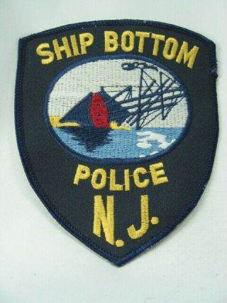726 Jersey Ship Bottom Police Patch - Ocean County Lbi Resort Area