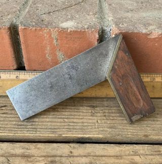 Vintage Stanley Victory 4 - 1/2” Try & Mitre Square.  Early Antique Stanley Square