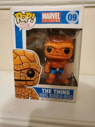 Funko Pop The Thing 9 Marvel Universe.