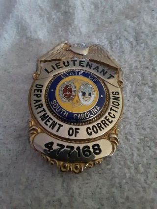 South Carolina Corrections Lieutenant Shield