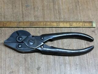 Vintage Bernard 6 - 1/4” Parallel Jaw Pliers With Cutters Incredible Patina