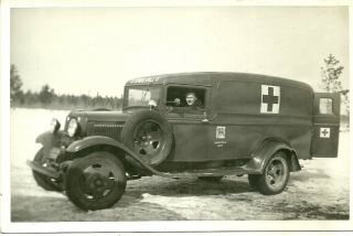 Civilian Conservation Corps,  Co.  628,  Elk River,  Idaho - 1930s Pic Army - Ambulance