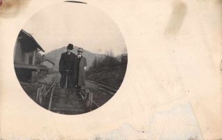 Tillamook Oregon Railroad Hand Car Real Photo Vintage Postcard Jg235972