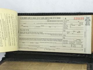 1956 Chicago Police Department Named Police Officers Ticket Citation Book 6
