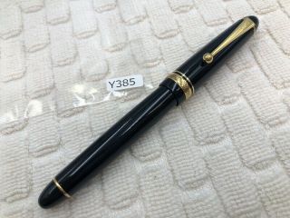 Y385 Pilot Custom 742 Fountain Pen Black 14k Gold 585 F