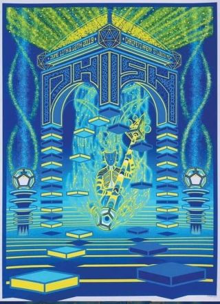 Phish Poster Chaifetz Arena Brad Klausen 6/11 6/12 St.  Louis Signed And Numbered