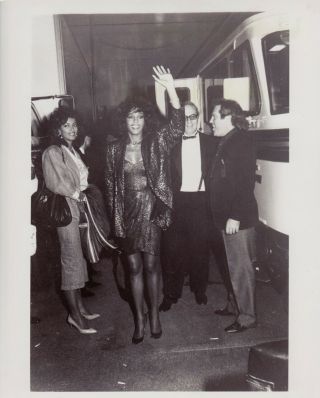 Vintage Press Photograph - Whitney Houston - Stamped: Photo By Bob Scott