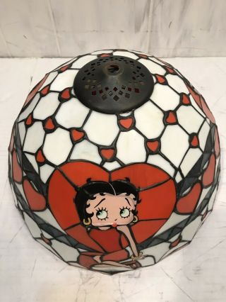 Rare Betty Boop Retro & Tiffany Style Lamp Highly Collectible & Cool 6