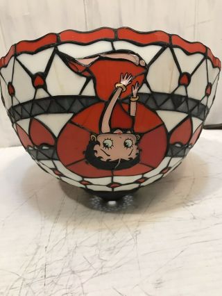 Rare Betty Boop Retro & Tiffany Style Lamp Highly Collectible & Cool 7