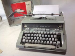 Hermes 3000 Portable Typewriter
