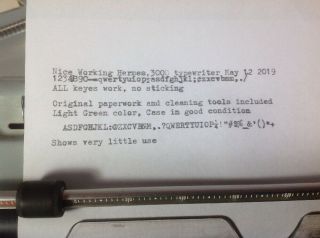 Hermes 3000 Portable typewriter 2