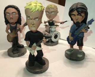 Metallica Bobble Heads,  Completed Set Rare