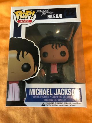 Pop Rock Music Michael Jackson Billie Jean 22 Vinyl Figure Funko