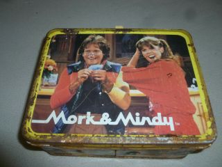 Vintage Mork & Mindy Metal Lunch Box 1979 King - Seeley Robin Williams No Handle