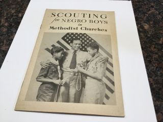 Scouting For Negro Boys In Methodist Churches Pamphlet