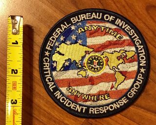 Federal Bureau Of Investigation Patch Fbi Critical Incident Response Group