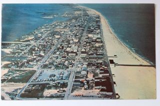 Postcard Air View Of Ocean City,  Md Maryland,  1964
