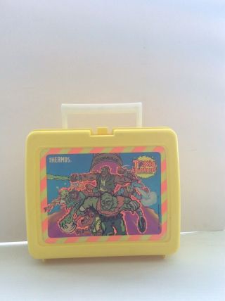 Toxic Crusaders Troma Films Lunchbox With Thermos 1991