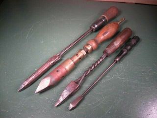 Old Vintage Tools Soldering Irons Group Copper Antique