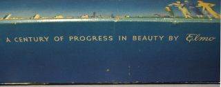 Chicago World ' s Fair Century of Progress in Beauty Elmo Box Scotty Dog Art Deco 4