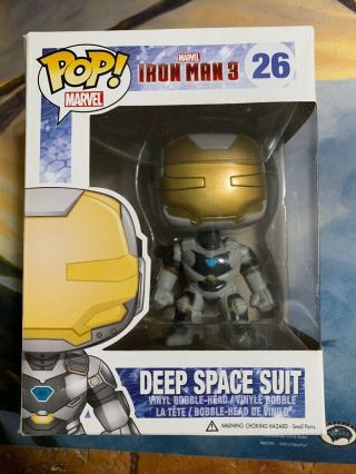 Deep Space Suit Iron Man 3 Marvel Funko Pop Vaulted Retired Rare
