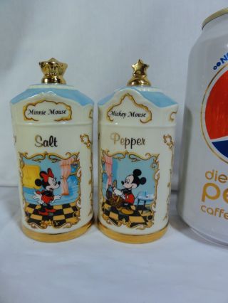 Lenox Walt Disney Mickey & Minnie Mouse Salt & Pepper Shakers - - Set 2