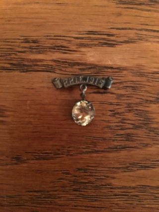 1915 Panama Pacific (ppie) Small Diamond Or Clear Novagem Bangle Pin