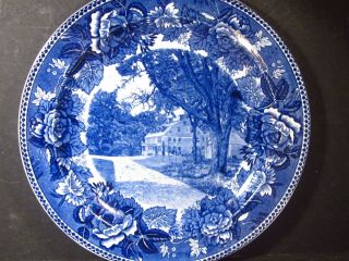 Vintage Wedgwood Wayside Inn Sudbury Mass Collector Plate