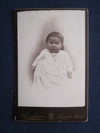 Cabinet Photo - Nez Perce Child C - 1880 