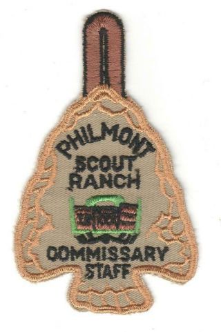 Philmont Commissary Staff Arrowhead Cloth Back