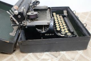 Vintage Smith Corona 3 Mini Portable Folding Typewriter 1917? 8
