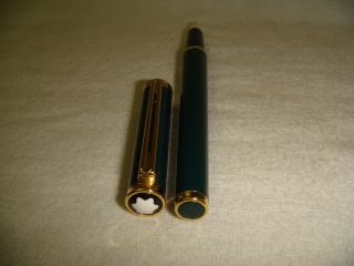 Vintage Collectible GERMANY Jade Green/Gold Ballpoint pen MONTBLANC NM 2