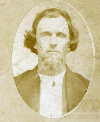 1878 Dr John Templeton Rogersville Tennessee Confederate Civil War Cdv