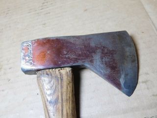 Vintage Norlund Hudson Bay pattern hatchet axe 3