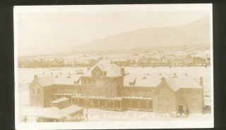 A41 - Vintage Real Photo Postcard " Birds Eye View Of Fort Bliss Texas ",