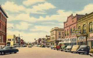Kalispell,  Montana - Shop At Economy Foods On Main Street - In The 1940s