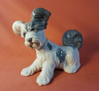 Lladro Skye Terrier Puppy Dog Figurine
